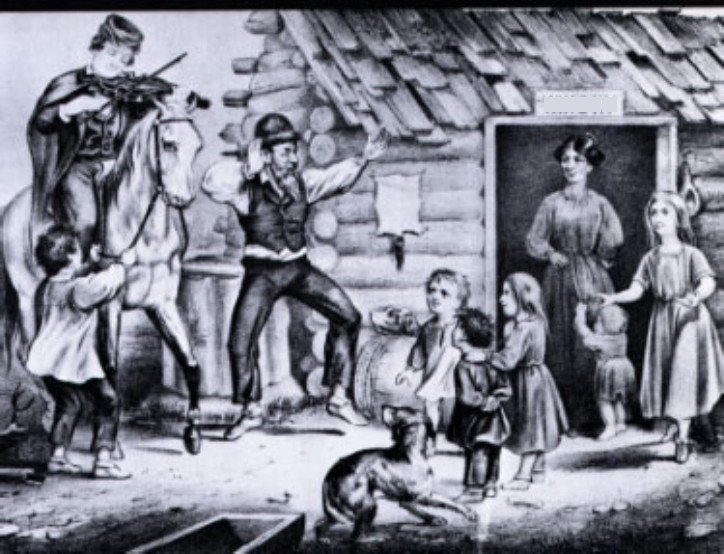 The Turn of the Tune, Currier and Ives, 1870.<br /><br />COURTESY PRINTS AND PHOTOGRAPHS DIVISION, LIBRARY OF CONGRESS<br /><br />