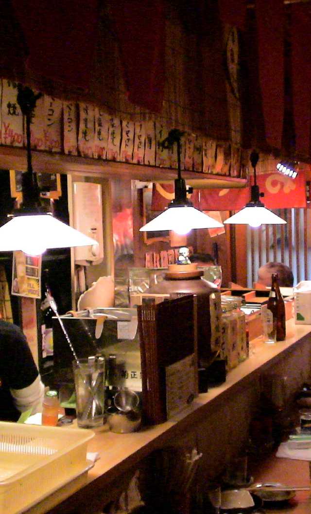 Inside a Shinjuku bar